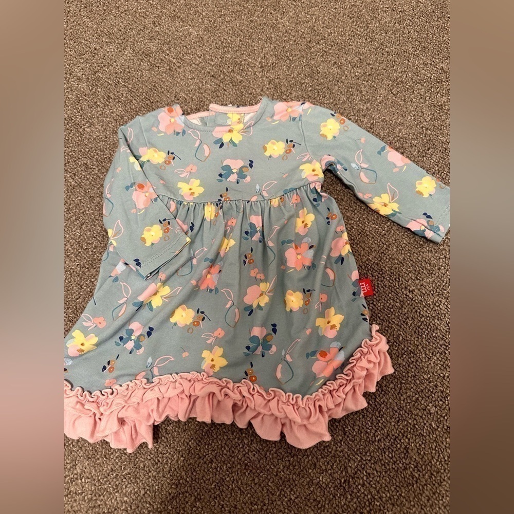 Magnetic Me Toddler Girls Dress Soft Modal Clothing Outfit Notting Hill Print - Picture 3 of 8